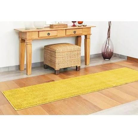 Tapete Passadeira Classic 50 x 180 cm Amarelo - Oásis Menor preço em Tapete Passadeira Classic 50 x 180 cm Amarelo - Oásis