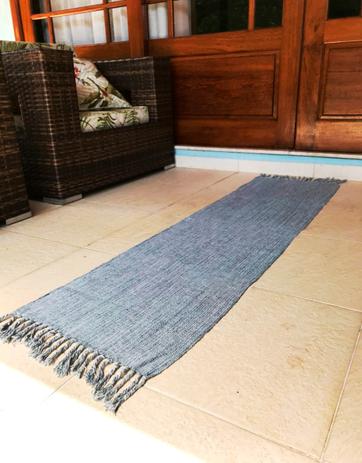 Tapete Passadeira de Algodão de Tear 1,80 x 0,45 Azul Bebê - Tapetes marajó Menor preço em Tapete Passadeira de Algodão de Tear 1,80 x 0,45 Azul Bebê - Tapetes marajó