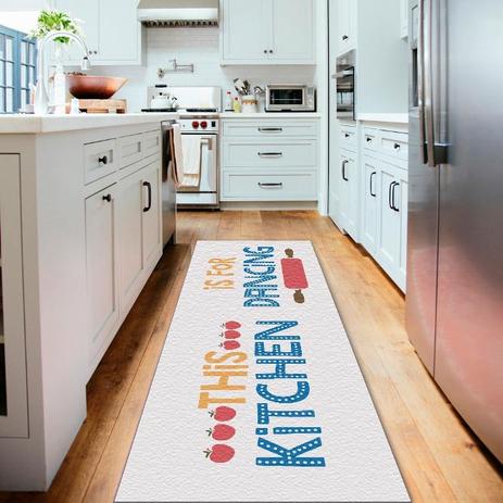 Tapete Passadeira Kitchen Dancing Com Antiderrapante-Bege-50 x 160 - Style brazil Menor preço em Tapete Passadeira Kitchen Dancing Com Antiderrapante-Bege-50 x 160 - Style brazil