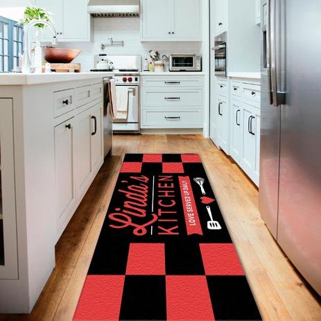 Tapete Passadeira Lindas Kitchen Com Antiderrapante-Vermelho-60 x 180 - Style brazil Menor preço em Tapete Passadeira Lindas Kitchen Com Antiderrapante-Vermelho-60 x 180 - Style brazil