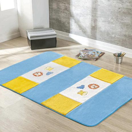 Tapete Passadeira Pelúcia Bordado Quarto Infantil Animais - Turquesa - Guga tapetes Menor preço em Tapete Passadeira Pelúcia Bordado Quarto Infantil Animais - Turquesa - Guga tapetes