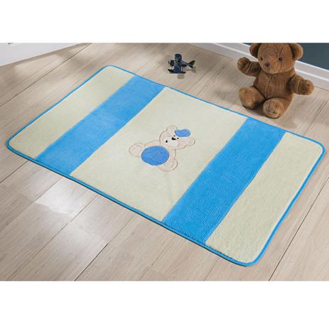 Tapete Passadeira Pelúcia Decorativo Urso Bola Premium Antiderrapante - Azul - Guga tapetes Menor preço em Tapete Passadeira Pelúcia Decorativo Urso Bola Premium Antiderrapante - Azul - Guga tapetes