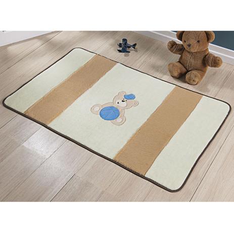 Tapete Passadeira Pelúcia Decorativo Urso Bola Premium Antiderrapante - Bege - Guga tapetes Menor preço em Tapete Passadeira Pelúcia Decorativo Urso Bola Premium Antiderrapante - Bege - Guga tapetes
