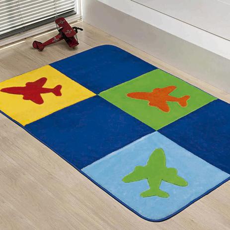 Tapete Passadeira Pelúcia Quarto Infantil Avião Premium Antiderrapante - Azul Royal - Guga Tapetes Menor preço em Tapete Passadeira Pelúcia Quarto Infantil Avião Premium Antiderrapante - Azul Royal - Guga Tapetes