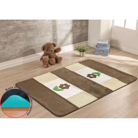 Tapete Passadeira Pelúcia Quarto Infantil Mimo Flor Premium Antiderrapante - Castor - Guga tapetes Menor preço em Tapete Passadeira Pelúcia Quarto Infantil Mimo Flor Premium Antiderrapante - Castor - Guga tapetes
