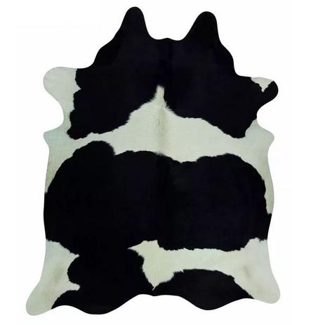 Tapete Pele Couro de Boi 100 Natural - Preto e Branco - H2h couros Menor preço em Tapete Pele Couro de Boi 100 Natural - Preto e Branco - H2h couros
