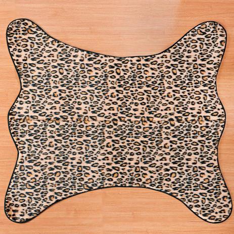 Tapete Pelúcia Caçador Safari Sala Quarto 1,25 x 1,18m - Leopardo - Guga tapetes Menor preço em Tapete Pelúcia Caçador Safari Sala Quarto 1,25 x 1,18m - Leopardo - Guga tapetes