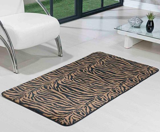 Tapete Pelúcia Safari Sala Quarto 1,28m x 68cm - Tigre - Guga tapetes é boa?