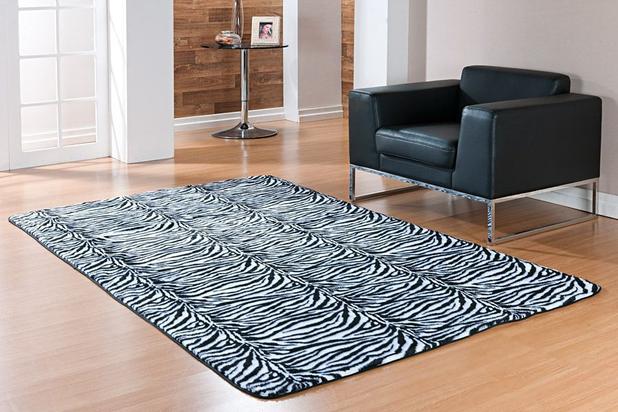 Tapete Pelúcia Safari Sala Quarto 2,20m x 1,33m - Zebra - Guga tapetes Menor preço em Tapete Pelúcia Safari Sala Quarto 2,20m x 1,33m - Zebra - Guga tapetes