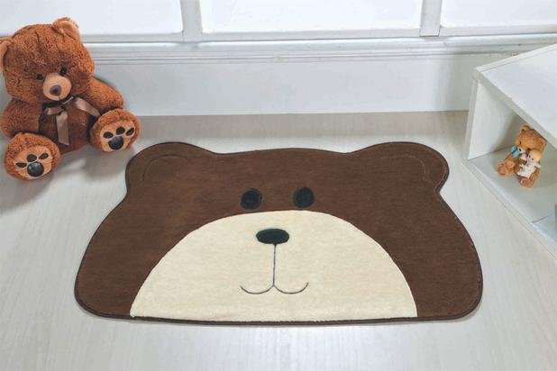 Tapete Pelúcia Urso Carinho Marrom Quarto Infantil Fofo e Macio Decorativo - Guga tapetes Menor preço em Tapete Pelúcia Urso Carinho Marrom Quarto Infantil Fofo e Macio Decorativo - Guga tapetes