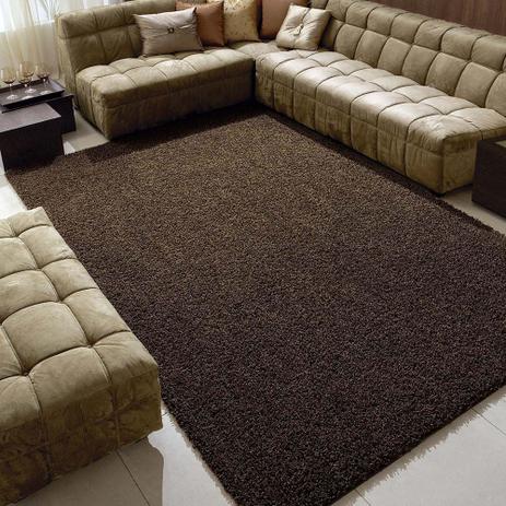Tapete Peludo Clemant Chocolate 1,50X2,00M - São Carlos - Tapetes são carlos Menor preço em Tapete Peludo Clemant Chocolate 1,50X2,00M - São Carlos - Tapetes são carlos