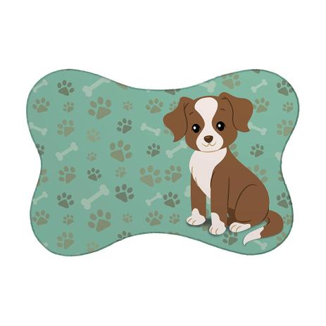 Tapete PET Cachorro Verde - Mdecore Menor preço em Tapete PET Cachorro Verde - Mdecore