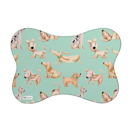 Tapete PET Mdecore Cachorros Verde Menor preço em Tapete PET Mdecore Cachorros Verde