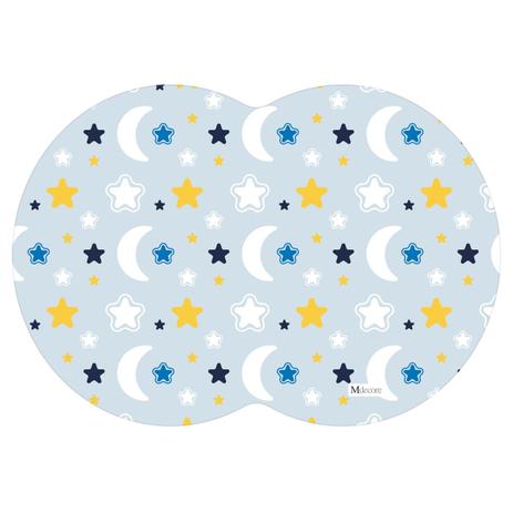Tapete PET Mdecore Geométrico Lua Azul Menor preço em Tapete PET Mdecore Geométrico Lua Azul