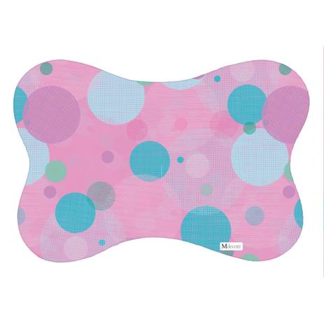 Tapete PET Mdecore Osso Geométrico Rosa Menor preço em Tapete PET Mdecore Osso Geométrico Rosa