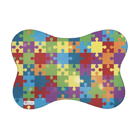 Tapete PET Mdecore Quebra Cabeça Colorido Menor preço em Tapete PET Mdecore Quebra Cabeça Colorido