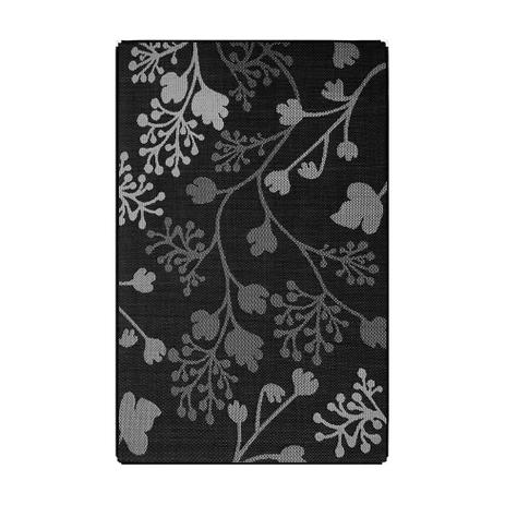 Tapete Polipropileno Sisllê Black VI Retangular Preto e Cinza 100x150 - Tapetes lancer Menor preço em Tapete Polipropileno Sisllê Black VI Retangular Preto e Cinza 100x150 - Tapetes lancer