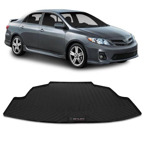 Menor preço em Tapete Porta Malas Bandeja PVC Toyota Corolla 2009 a 2014 Preto Impermeável 1 Peça Shutt