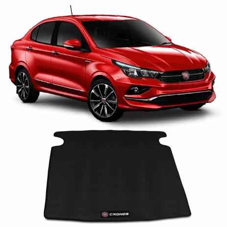 Tapete Porta Malas PVC Fiat Cronos 2018 Preto com Emblema e Grafia Bordado - Flash Menor preço em Tapete Porta Malas PVC Fiat Cronos 2018 Preto com Emblema e Grafia Bordado - Flash
