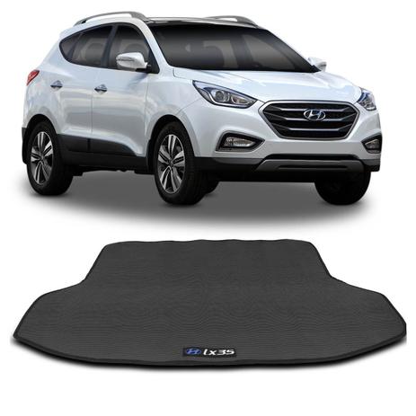 Tapete Porta Malas PVC Hyundai IX 35 2011 a 2018 Preto com Emblema e Grafia Bordado Impermeável - Flash Menor preço em Tapete Porta Malas PVC Hyundai IX 35 2011 a 2018 Preto com Emblema e Grafia Bordado Impermeável - Flash