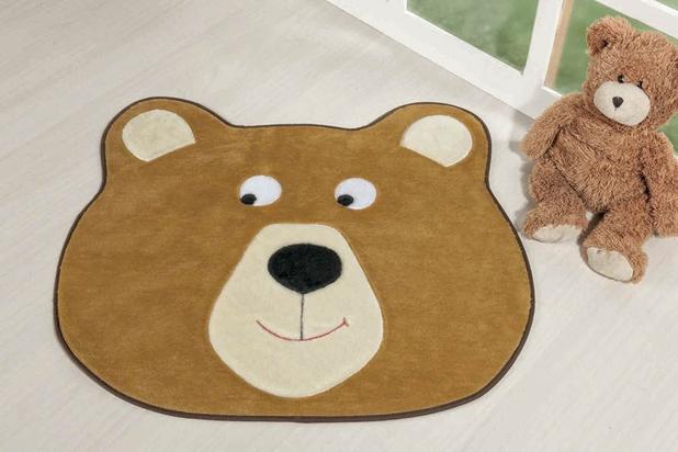 Tapete Premium Formato Urso Colmeia Caramelo - Guga tapetes Menor preço em Tapete Premium Formato Urso Colmeia Caramelo - Guga tapetes