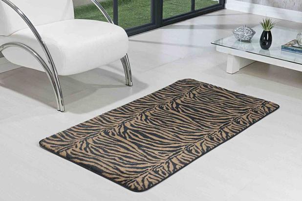 Tapete Premium Safari 1,28X0,68 Tigre - Guga tapetes Menor preço em Tapete Premium Safari 1,28X0,68 Tigre - Guga tapetes