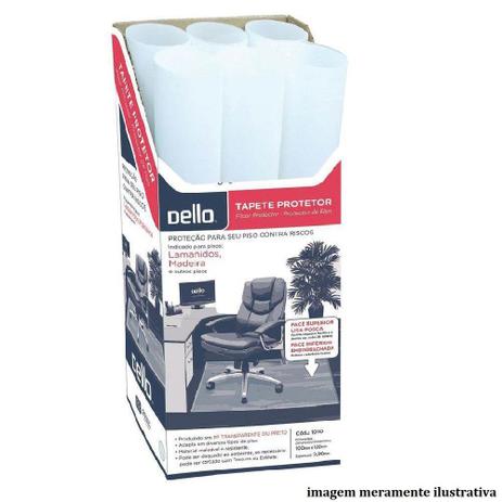 Tapete Protetor Piso Fosco Translucido 100x120cm 1 UN Dello é ruim? Tapete Protetor Piso Fosco Translucido 100x120cm 1 UN Dello é boa?