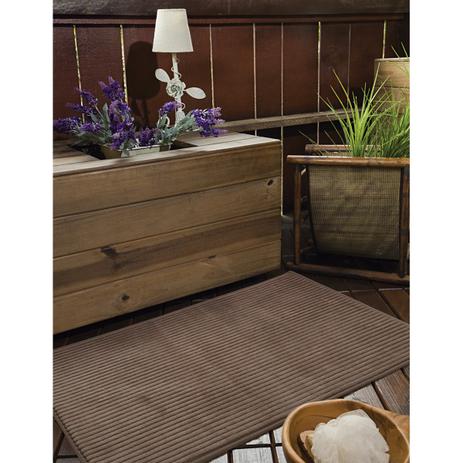 Tapete Quarto ou Banheiro Linea Bege 60x120 cm Jolitex Menor preço em Tapete Quarto ou Banheiro Linea Bege 60x120 cm Jolitex