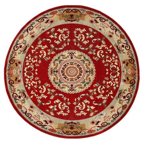 Tapete Redondo Veludo Marbella Çagdas Vermelho 150x150 cm - Rayza Menor preço em Tapete Redondo Veludo Marbella Çagdas Vermelho 150x150 cm - Rayza