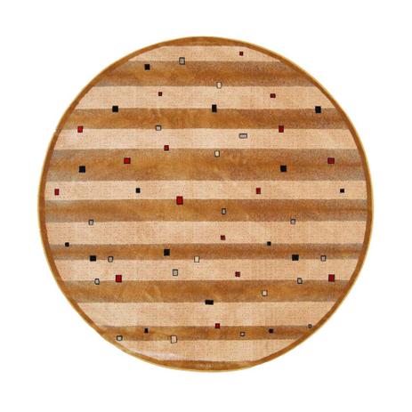 Tapete Redondo Veludo Marbella Illusione Acqua II Caramelo 200x200 cm - Rayza Menor preço em Tapete Redondo Veludo Marbella Illusione Acqua II Caramelo 200x200 cm - Rayza