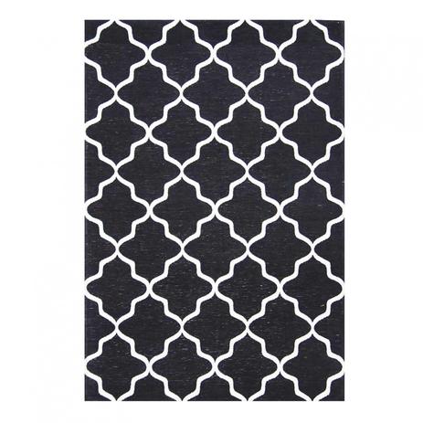 Tapete Retangular Indiano Katmandu Niazitex 2,00mx2,50m Preto Menor preço em Tapete Retangular Indiano Katmandu Niazitex 2,00mx2,50m Preto