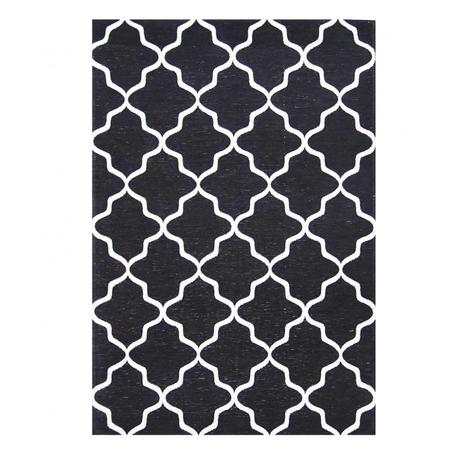 Tapete Retangular Indiano Katmandu Niazitex 2,00mx3,00m Preto Menor preço em Tapete Retangular Indiano Katmandu Niazitex 2,00mx3,00m Preto