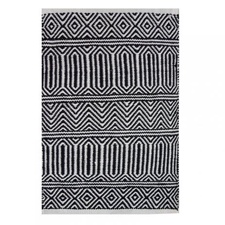Tapete Retangular Kilim Anand Niazitex 2,00m x 3,00m Preto Menor preço em Tapete Retangular Kilim Anand Niazitex 2,00m x 3,00m Preto