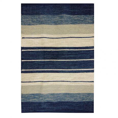 Tapete Retangular Kilim Basar Niazitex 50cm x 70cm Azul Menor preço em Tapete Retangular Kilim Basar Niazitex 50cm x 70cm Azul