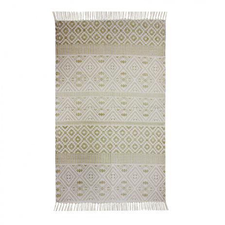 Tapete Retangular Kilim Calcuta Niazitex 1,40m x 2,00m Marfim Menor preço em Tapete Retangular Kilim Calcuta Niazitex 1,40m x 2,00m Marfim