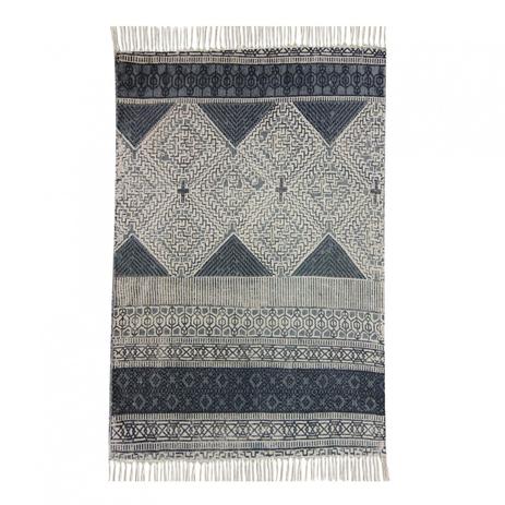 Tapete Retangular Kilim Calcuta Niazitex 1,40m x 2,00m Preto Menor preço em Tapete Retangular Kilim Calcuta Niazitex 1,40m x 2,00m Preto