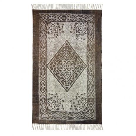 Tapete Retangular Kilim Calcuta Niazitex 2,00m x 3,00m Chocolate Menor preço em Tapete Retangular Kilim Calcuta Niazitex 2,00m x 3,00m Chocolate