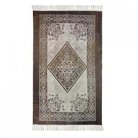 Tapete Retangular Kilim Calcuta Niazitex 60cm x 90cm Chocolate Menor preço em Tapete Retangular Kilim Calcuta Niazitex 60cm x 90cm Chocolate