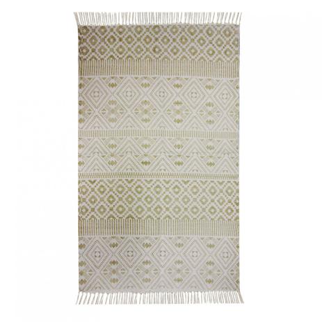 Tapete Retangular Kilim Calcuta Niazitex 60cm x 90cm Marfim Menor preço em Tapete Retangular Kilim Calcuta Niazitex 60cm x 90cm Marfim