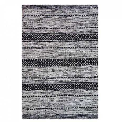 Tapete Retangular Kilim Patan Niazitex 1,00m x 1,40m Preto Menor preço em Tapete Retangular Kilim Patan Niazitex 1,00m x 1,40m Preto
