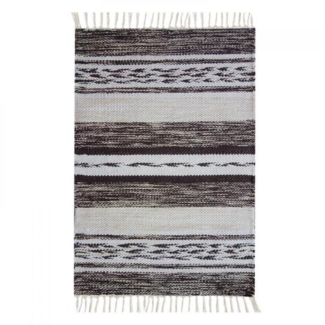 Tapete Retangular Kilim Raipur Niazitex 1,00m x 1,40m Bege Menor preço em Tapete Retangular Kilim Raipur Niazitex 1,00m x 1,40m Bege