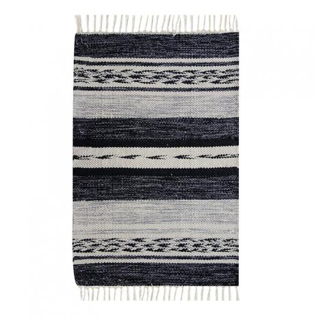 Tapete Retangular Kilim Raipur Niazitex 1,40m x 2,00m Cinza Menor preço em Tapete Retangular Kilim Raipur Niazitex 1,40m x 2,00m Cinza