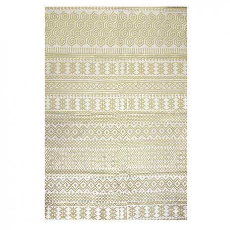 Menor preço em Tapete Retangular Mersin Geométrico Niazitex 1,40mx2,00m Bege