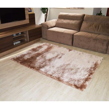 Tapete Run Retangular Shaggy 50x90 cm Marrom Claro - Rayza é boa?