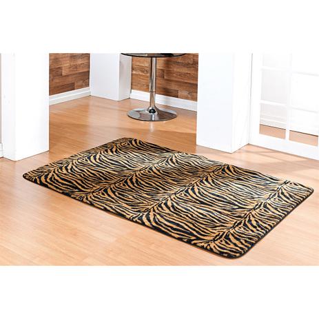 Tapete Safari 100x148cm Tigre - Guga tapetes Menor preço em Tapete Safari 100x148cm Tigre - Guga tapetes