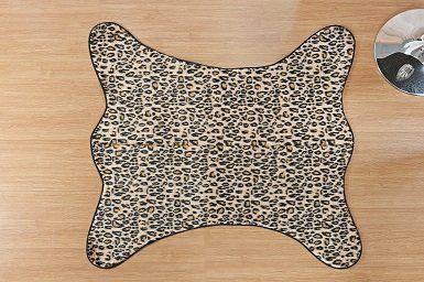 Tapete Safari Caçador 1,25m x 1,18m 01 Peça - Leopardo - Guga tapetes Menor preço em Tapete Safari Caçador 1,25m x 1,18m 01 Peça - Leopardo - Guga tapetes