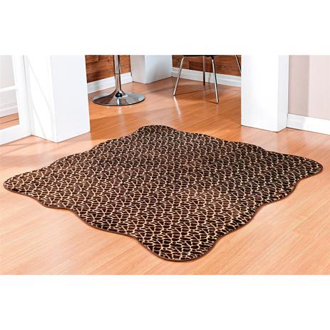 Tapete Safari Ondulado 133x133cm Girafa - Guga tapetes é boa?