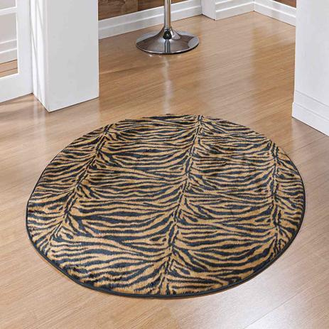 Tapete Safari Redondo 1,10X1,10 Tigre - Dourados enxovais é boa?