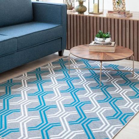 Tapete Sala Berlim Estampado Veludo Antiderrapante 200x140cm - Cortex Menor preço em Tapete Sala Berlim Estampado Veludo Antiderrapante 200x140cm - Cortex