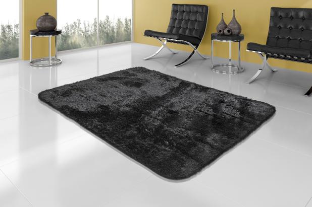 Tapete Sala Peludo Felpudo 1,50x2,00 Preto - Am decor Menor preço em Tapete Sala Peludo Felpudo 1,50x2,00 Preto - Am decor